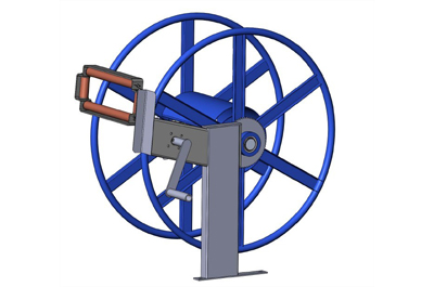 Барабан для намотки шланга с гидроприводом диаметром 1600 мм