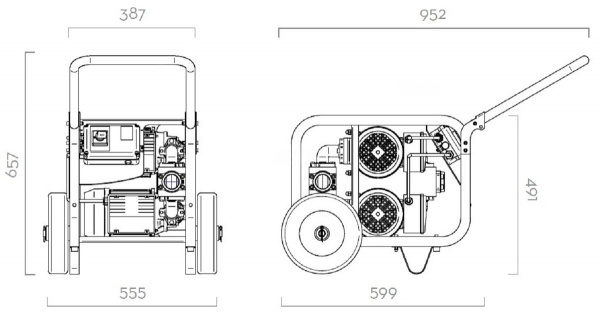 Заправочный комплект для дизеля 220 в Piusi ST 200 BASIC F00315000